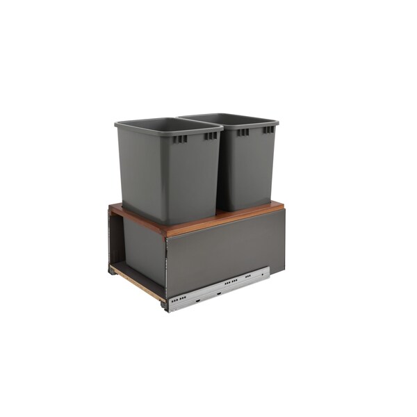 Rev-A-Shelf Steel, Dark Brown, 16.5 in W, 24.23 in H, 21.73 in D, 21.73 in L, Dark Brown 5LB-1850OGWN-213 - main